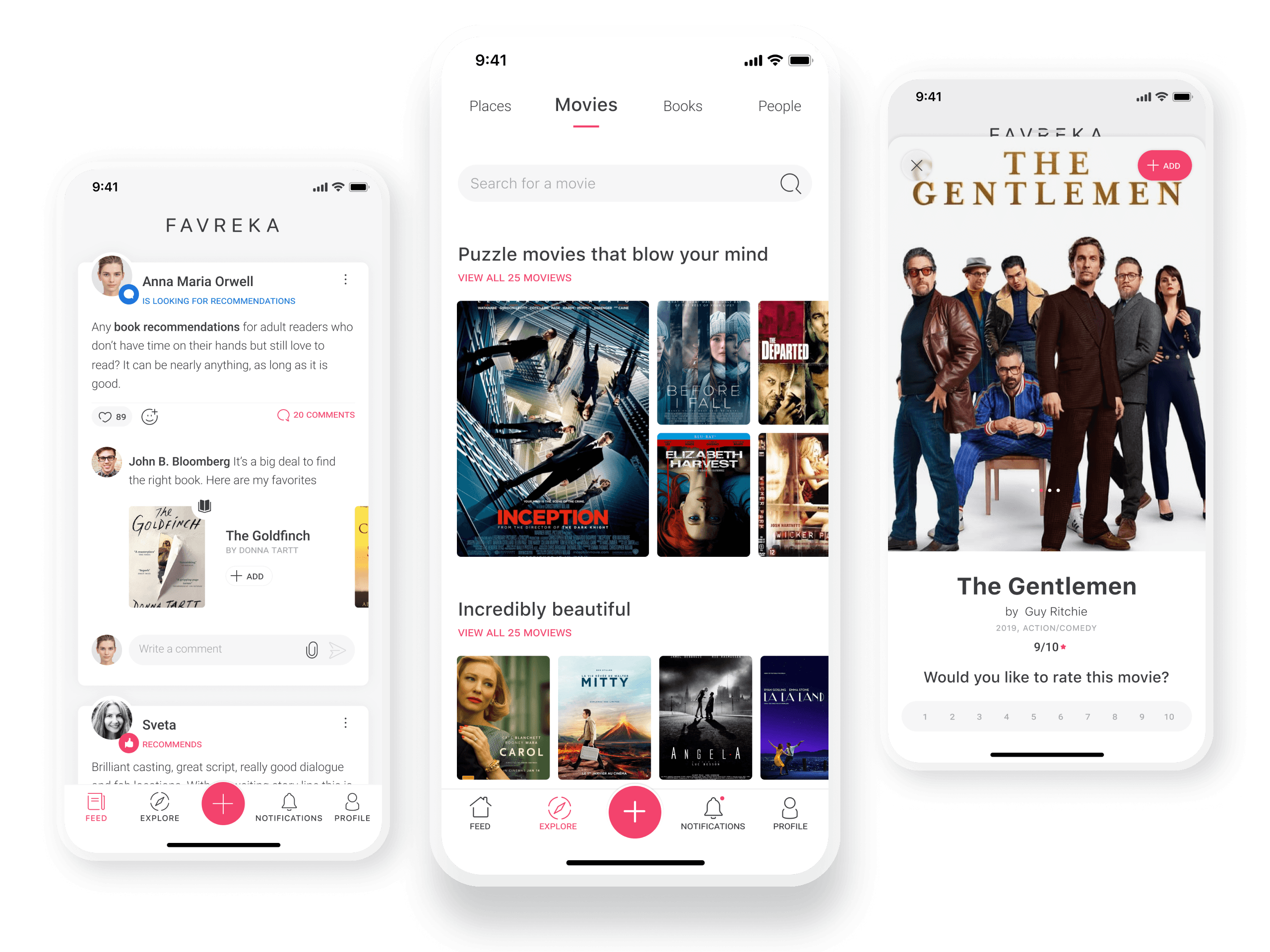 Favreka App. Your Favorites, All in One Place
